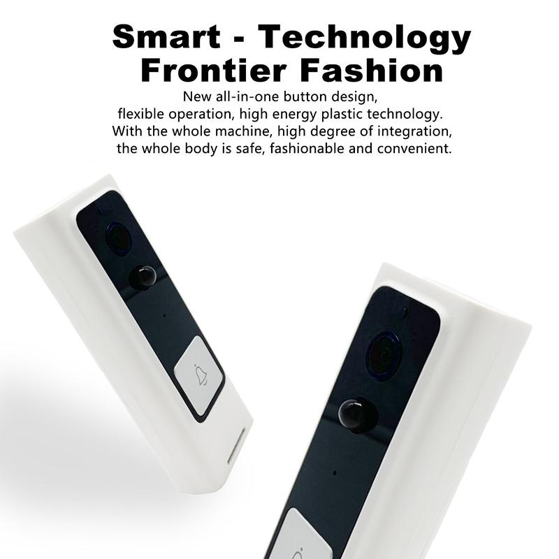 Smart Wifi Video Doorbell With Motion Detection & Two-Way Intercom - White 9