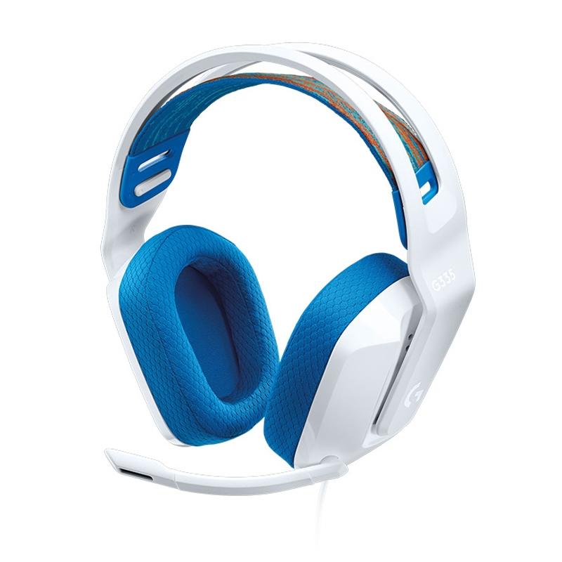 Foldable Wired Gaming Headset With Mic - White 8
