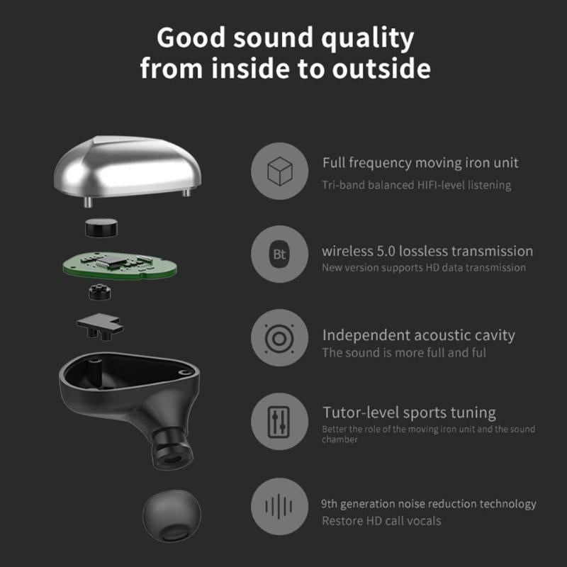 Wireless Noise-cancelling Headphones with Binaural Calls - White 5
