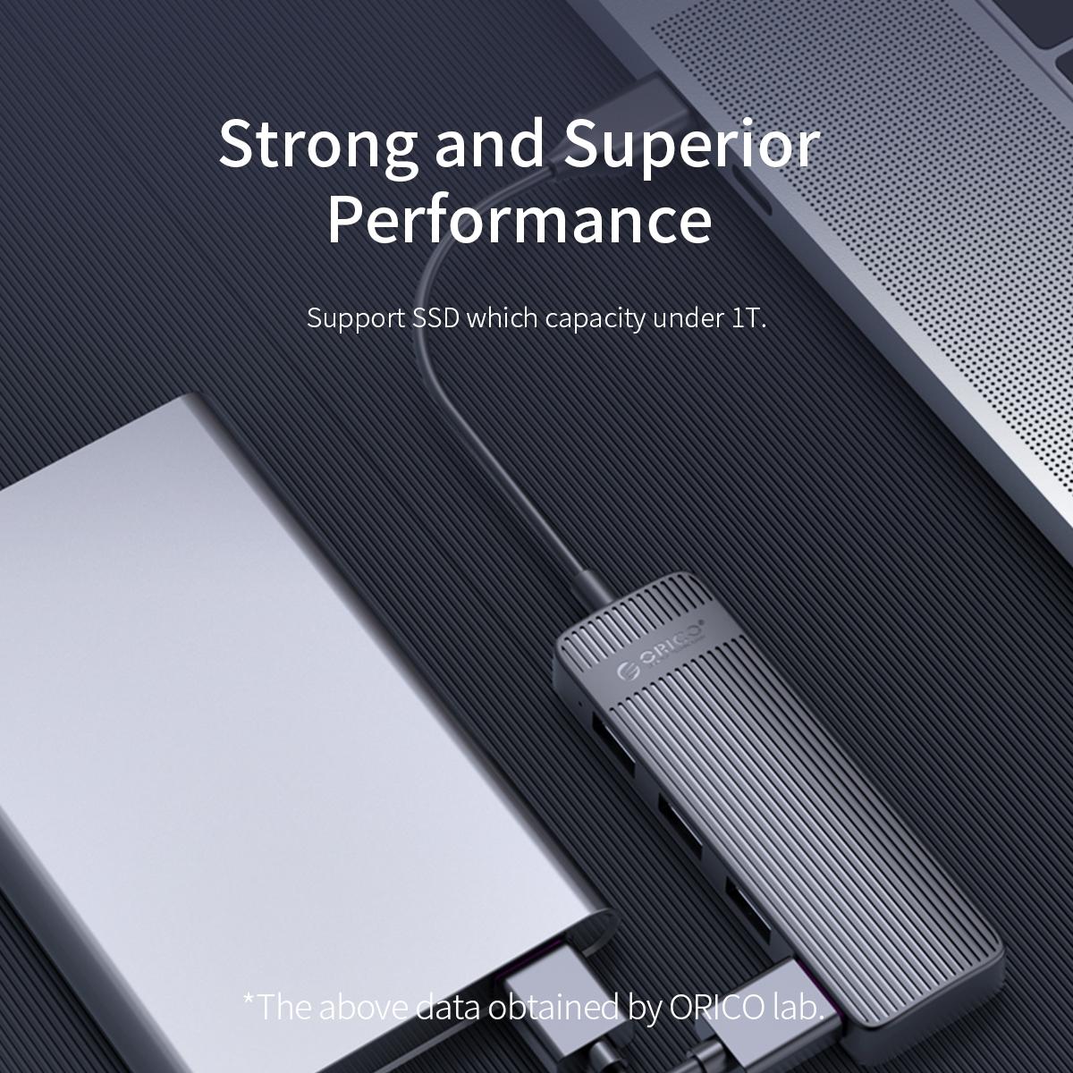 High-Speed 4-Port Usb 2.0 Hub 480Mbps - White 9