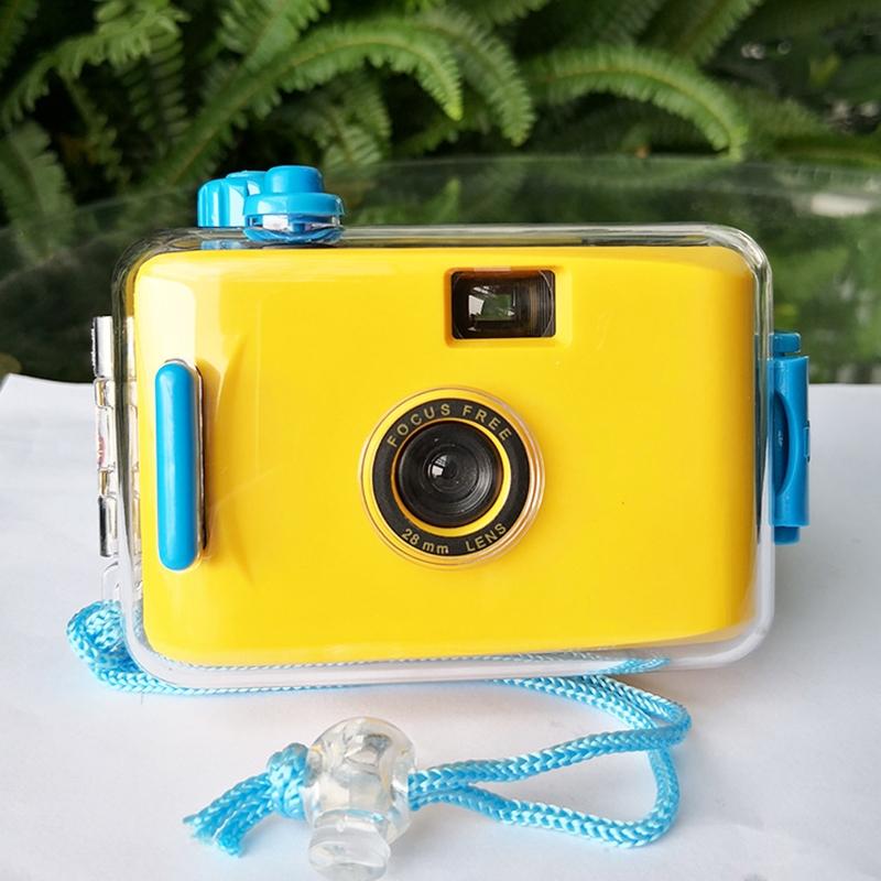 Waterproof Retro Film Camera for Kids - Mini Point-and-shoot 5m - White 3