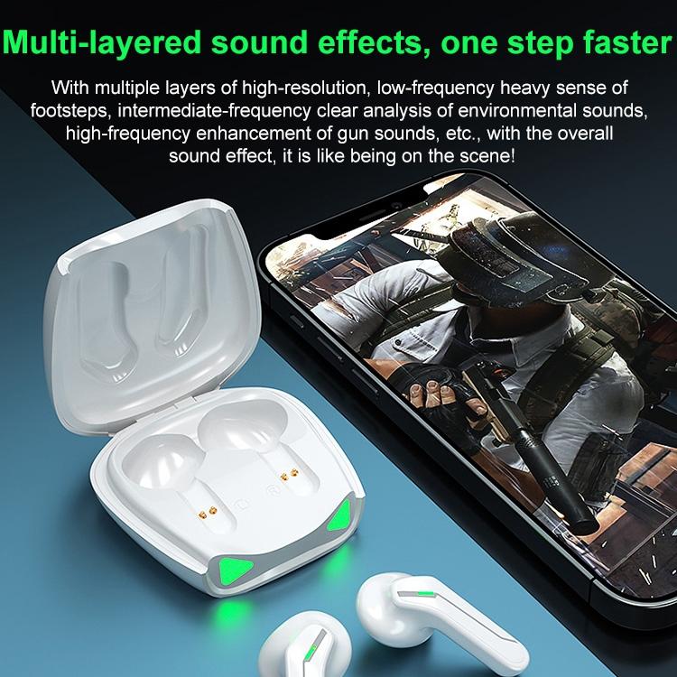 Wireless Gaming Bluetooth Earphones - Xt85 Tws - White 6