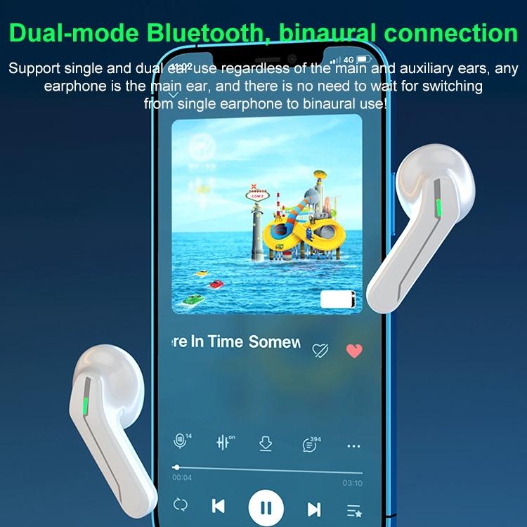 Wireless Gaming Bluetooth Earphones - Xt85 Tws - White 7