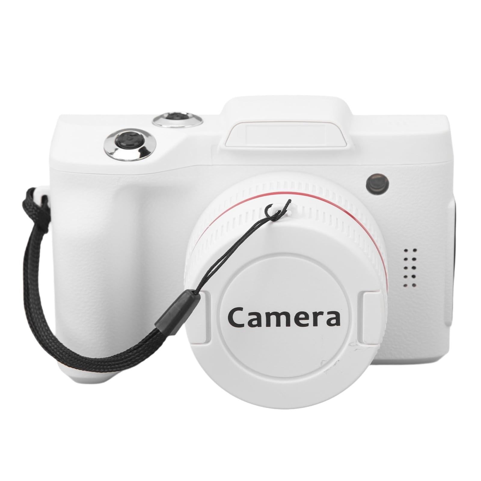 Hd 720p Recording Flip Screen Digital Camera with Interchangeable Lens and Infrared Lens - White 4