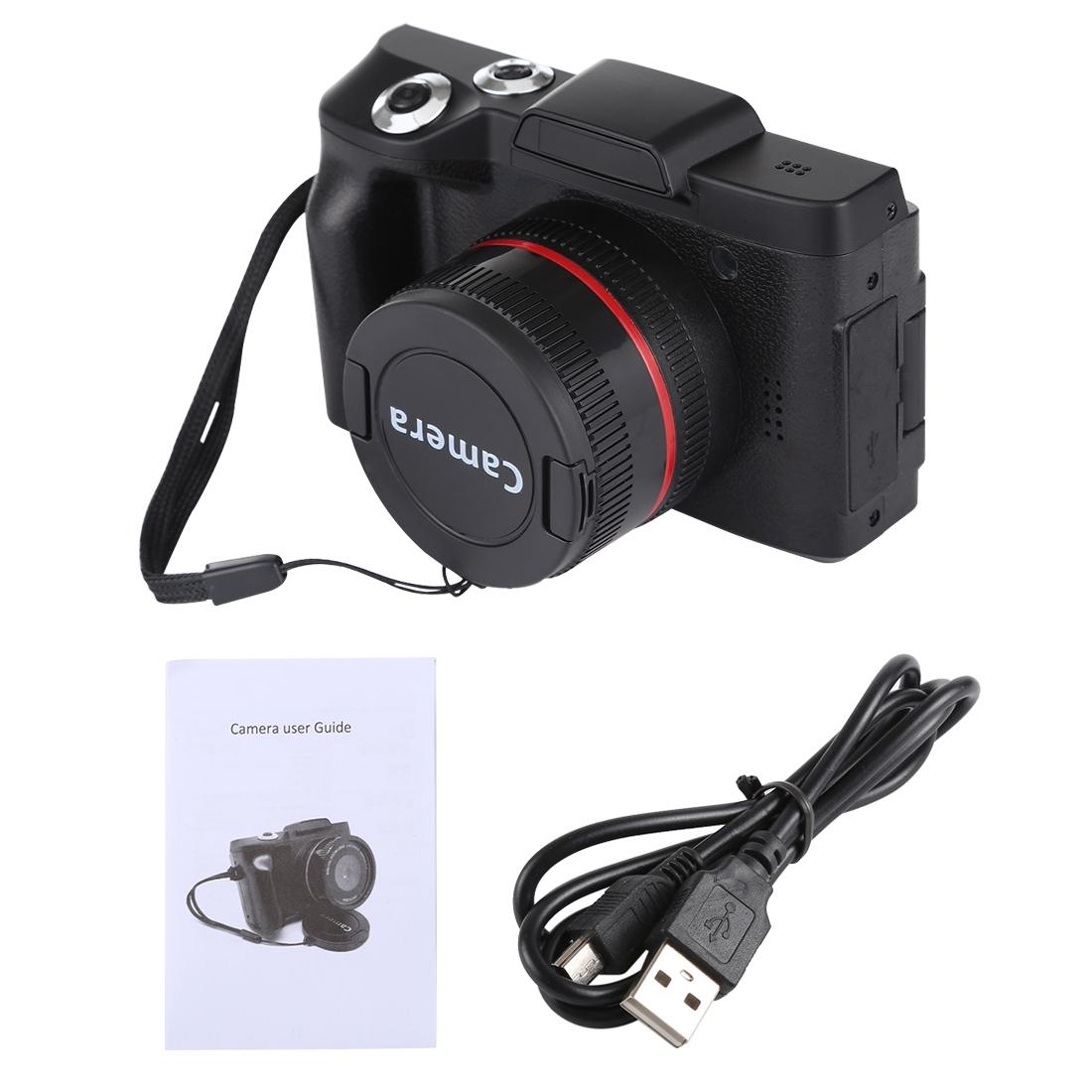 Hd 720p Recording Flip Screen Digital Camera with Interchangeable Lens and Infrared Lens - White 14