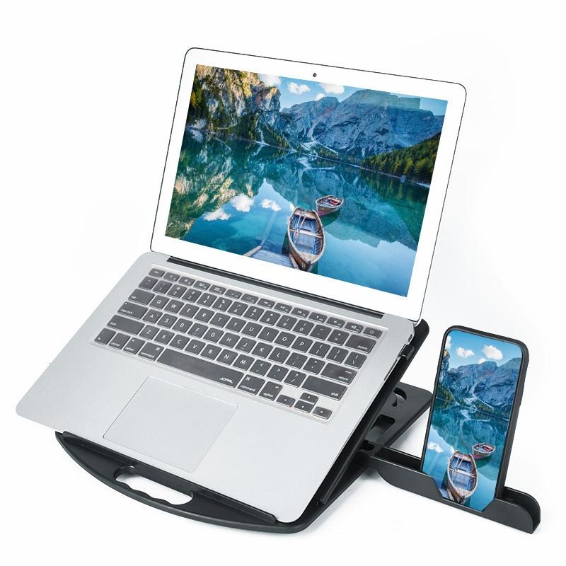 Enhanced Laptop Cooling Stand - Versatile and Efficient - White 9