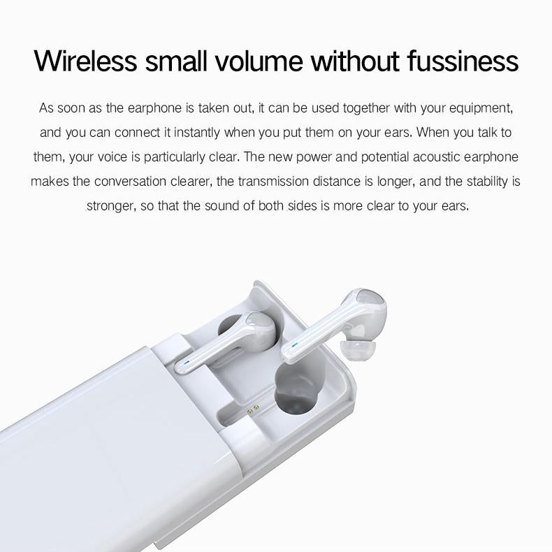 Wireless 3d Stereo Earphones with Bluetooth 5.0 - White 11