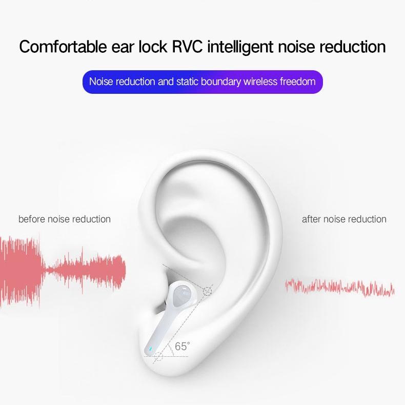 Wireless 3d Stereo Earphones with Bluetooth 5.0 - White 13