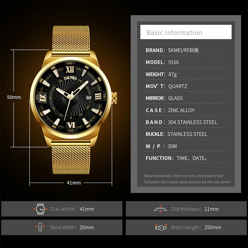 Stylish 30m Waterproof Metal Quartz Men Watch - White 5