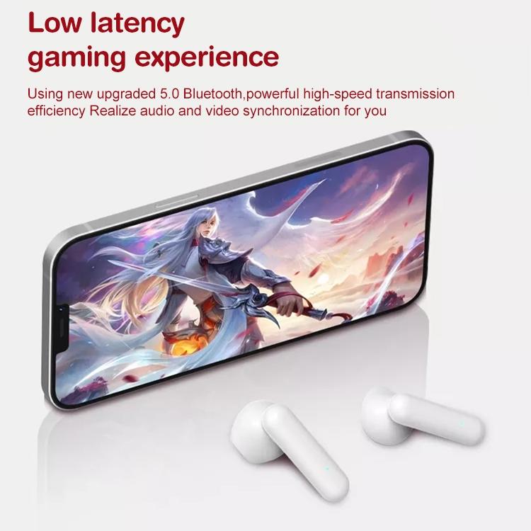 Digital Display Sports Bluetooth Earphones - Semi-in-ear - Ete-16 Tws - White 5