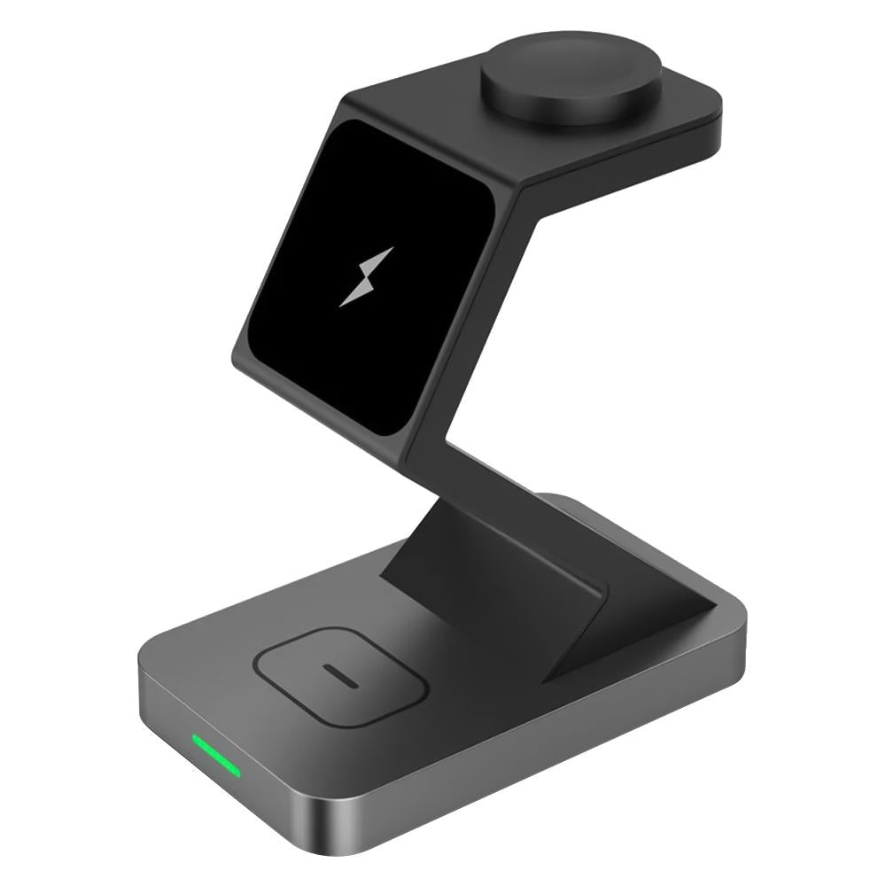 15W 3 In 1 Magnetic Wireless Charger For Iphone Watch Airpods - White 9
