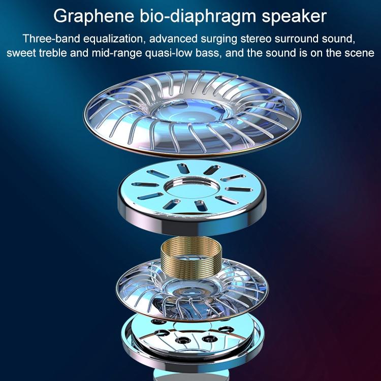 V12 Business Wireless Bluetooth 5.0 Earphone with Charging Box - Hanging Ear Style - White 5