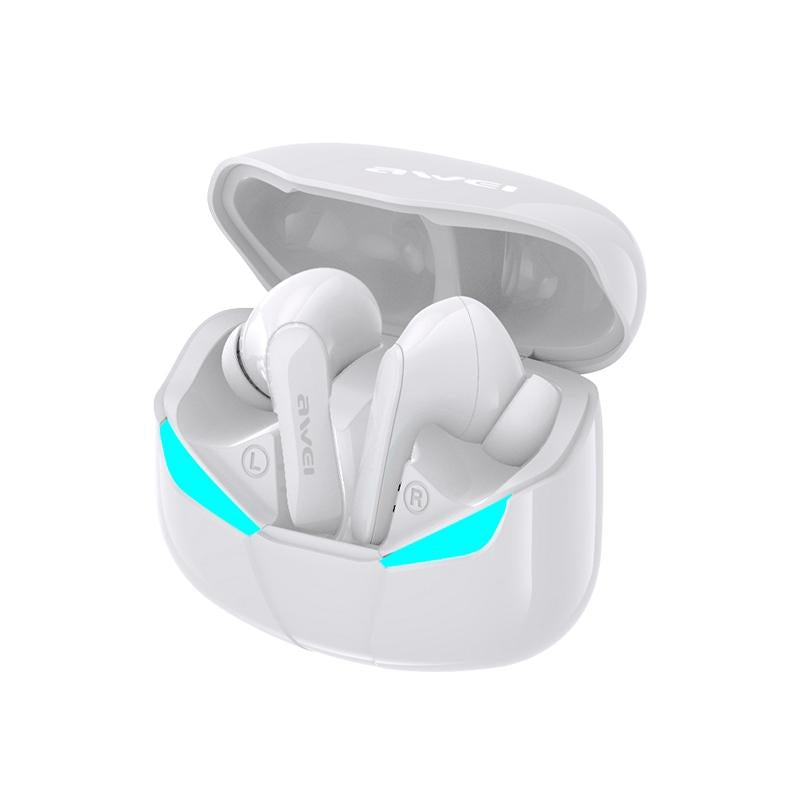 Waterproof Tws Headset with Charging Case - T35 Bluetooth V5.0 - White