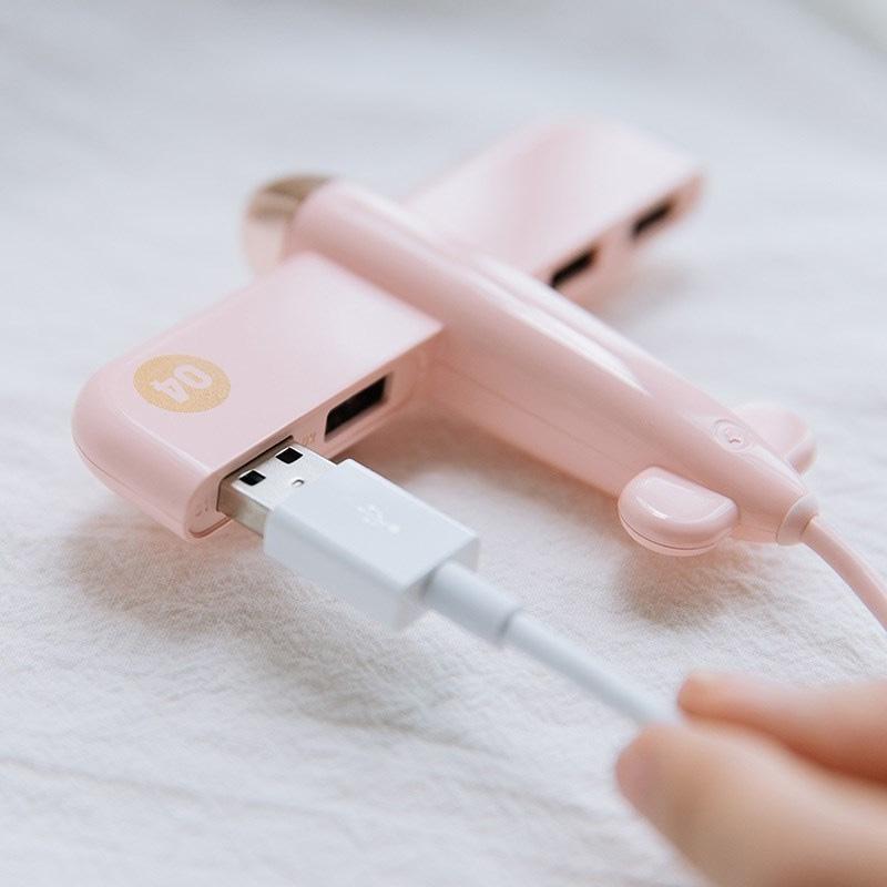 4-Port Usb Air Force One Hub - White 3