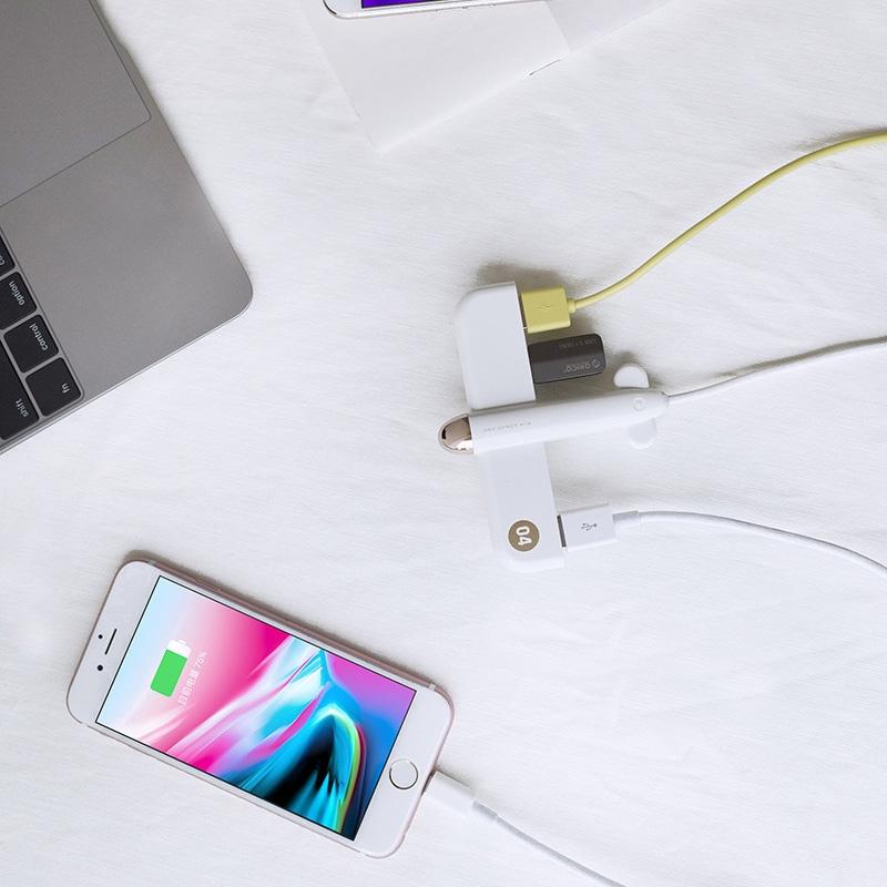 4-Port Usb Air Force One Hub - White 4