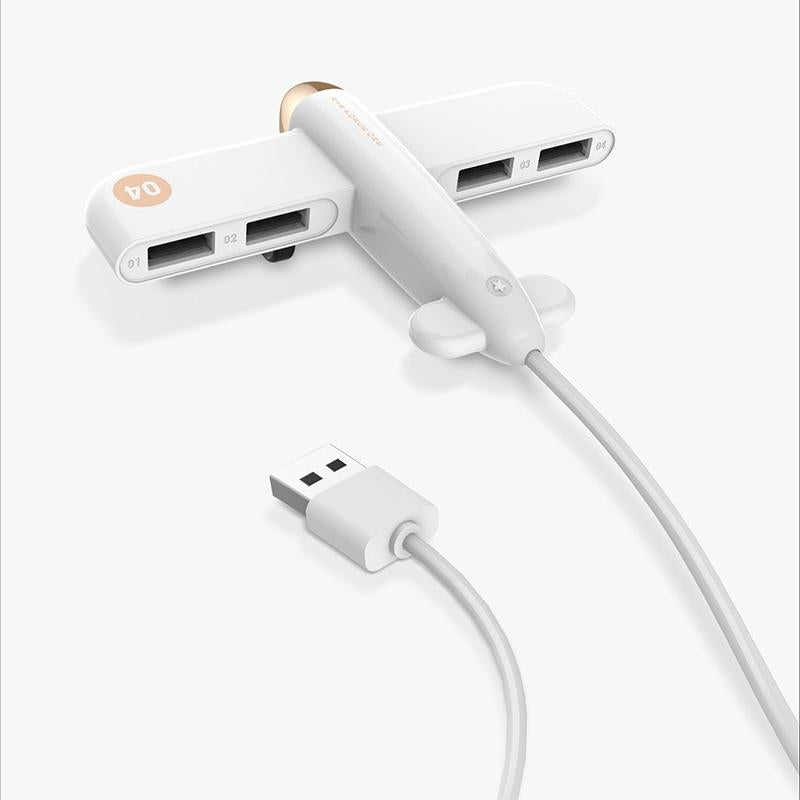4-Port Usb Air Force One Hub - White 6