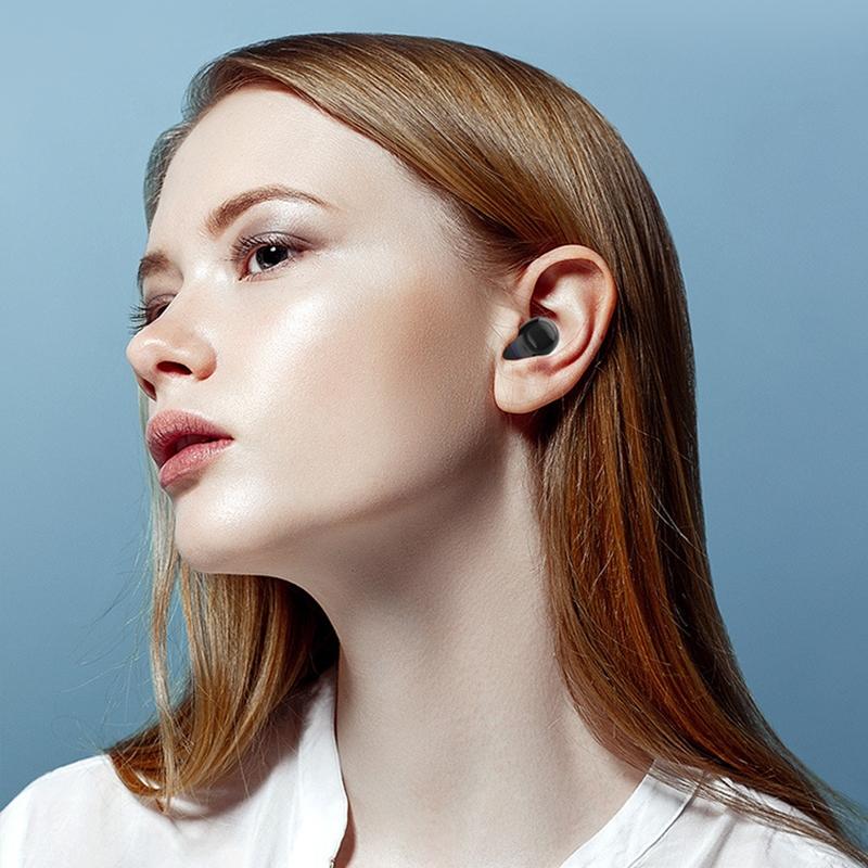 Waterproof Touch Wireless Bluetooth Earphones with Charging Box - 5.0 - White 11
