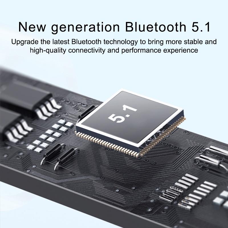 Wireless Bluetooth Earphones with Noise Reduction - 5.1 - White 5