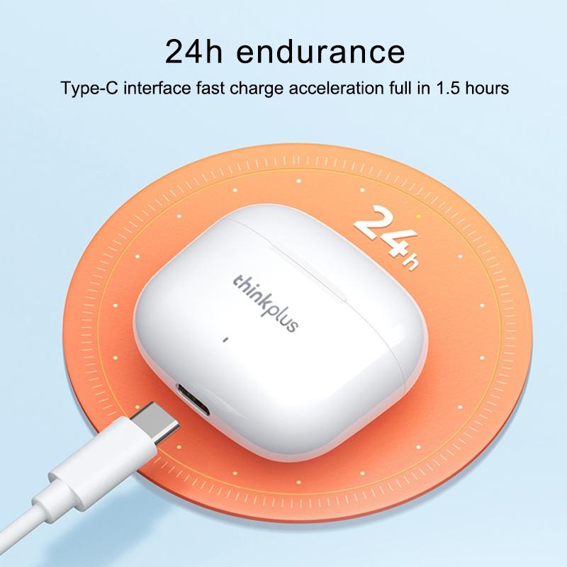 Wireless Bluetooth Earphones with Noise Reduction - 5.1 - White 7