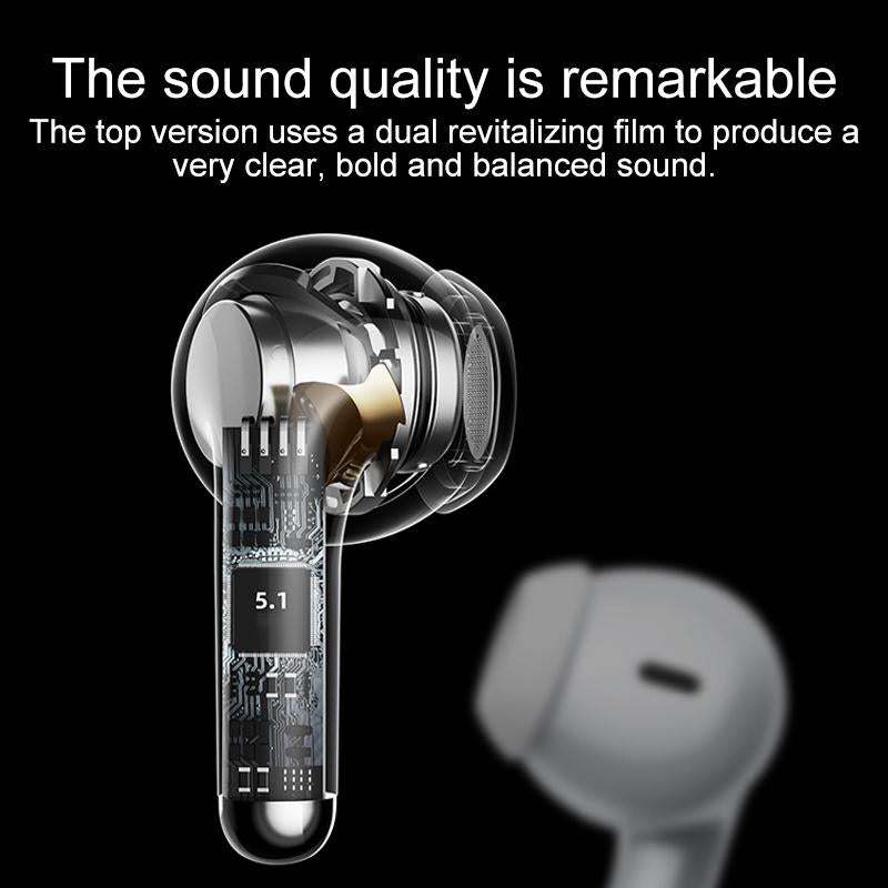 Wireless Bluetooth Earphones with Noise Reduction - 5.1 - White 10