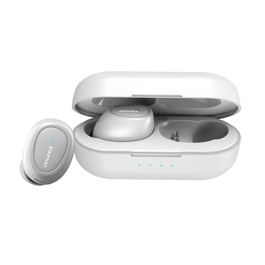 Wireless T16 Tws Bluetooth V5.0 Sports Headset with Charging Case - White 5