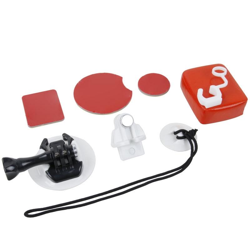 10-piece Board Mount Set for Action Cameras - White 3