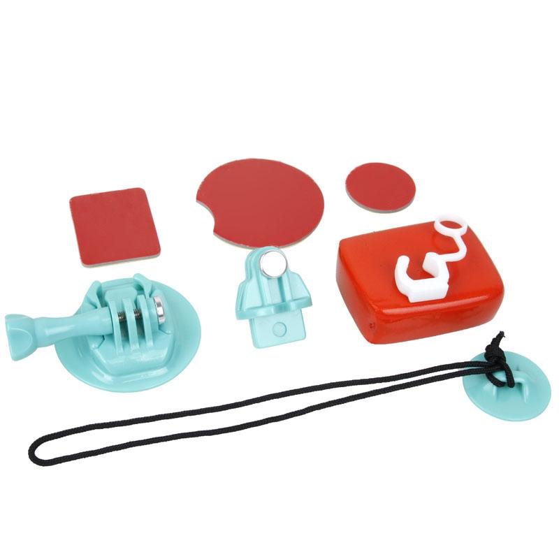10-piece Board Mount Set for Action Cameras - White 16