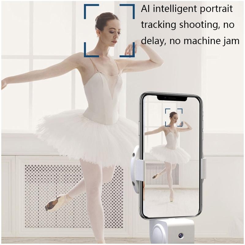Smart Face Tracking Stabilizer 360-degree Gimbal - White 6