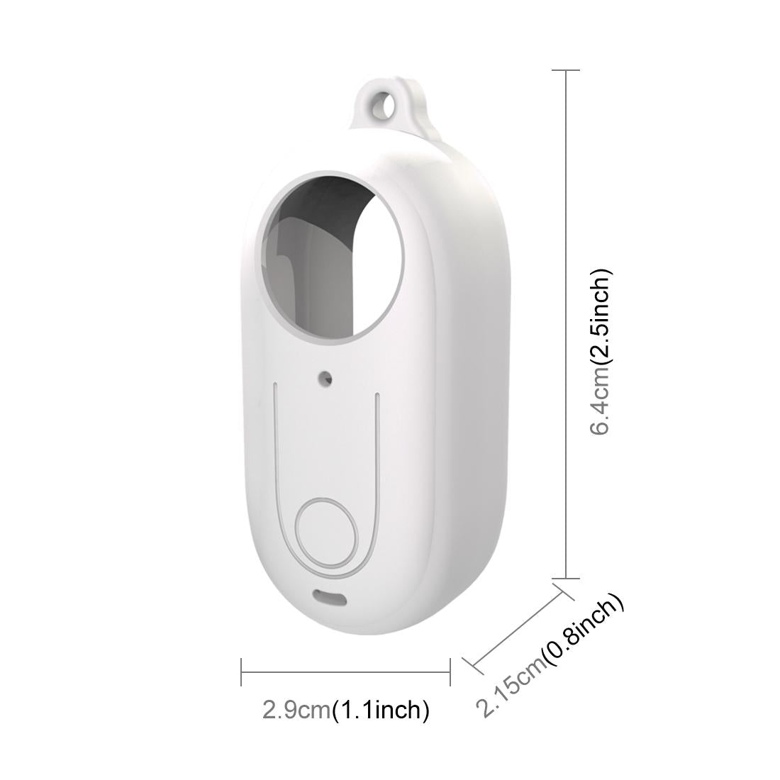 Silicone Case with Lens Cover for Insta360 Go 3 - White 10