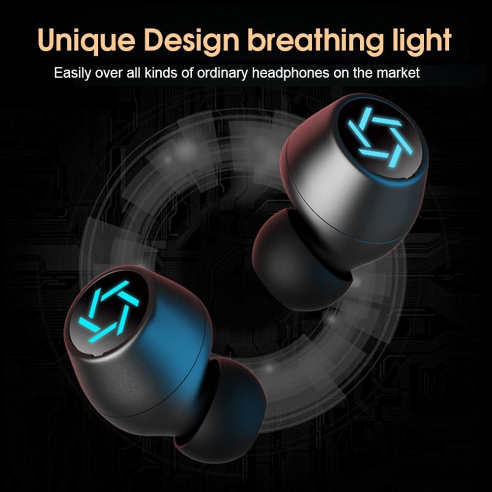 Wireless Bluetooth Earphones with Charging Box - White 14