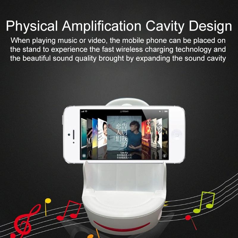 15W Magnetic Wireless Charger Stand For Sofa Phone - White 5