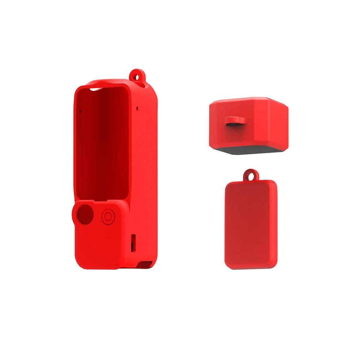 3 in 1 Silicone Case Set for Dji Pocket 3 - White 9