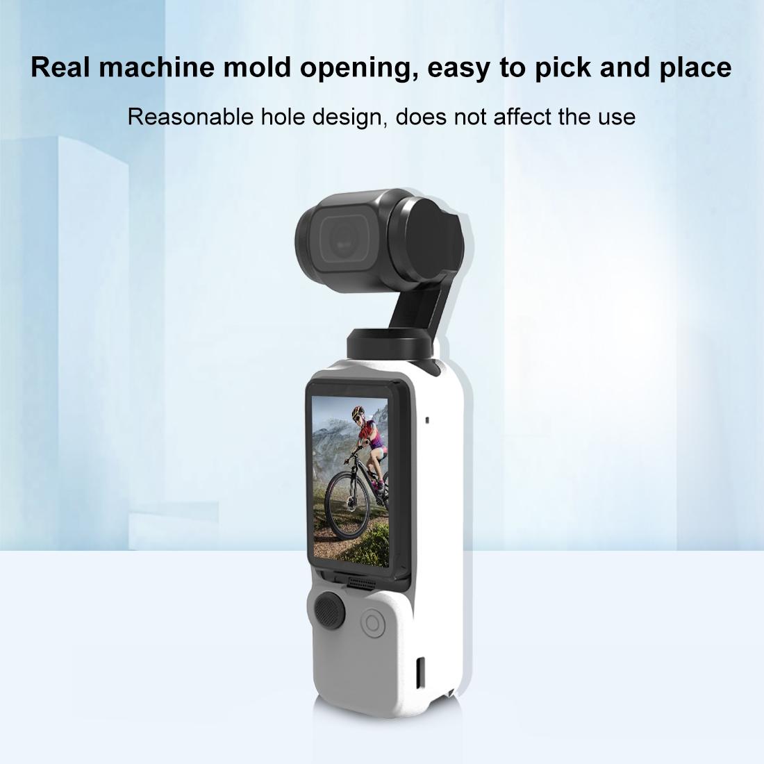 3 in 1 Silicone Case Set for Dji Pocket 3 - White 13