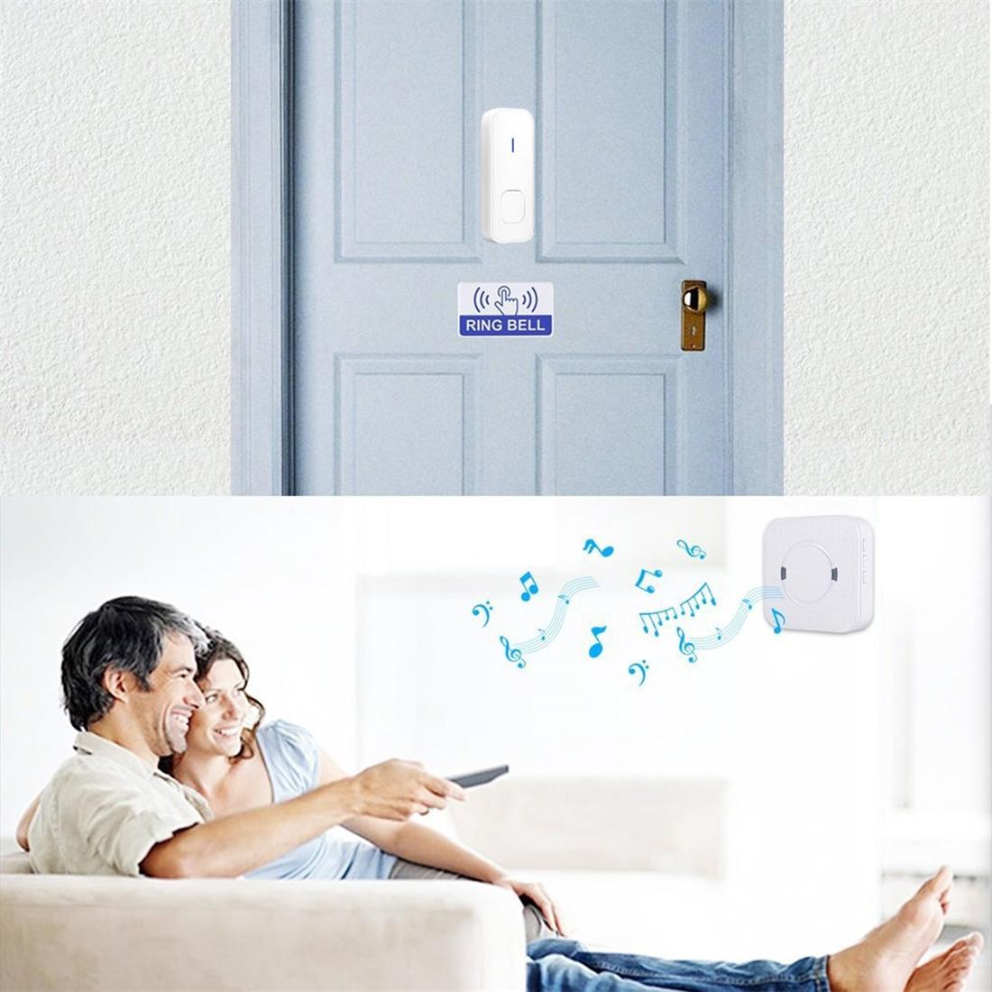 Wireless Waterproof Doorbell Receiver - 110Db 300M Range 53 Music Options 8
