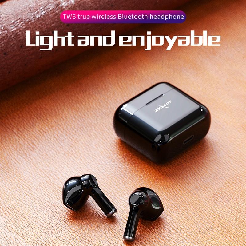 Wireless Bluetooth 5.0 Earbuds with Charging Case - T3 Tws - White 10