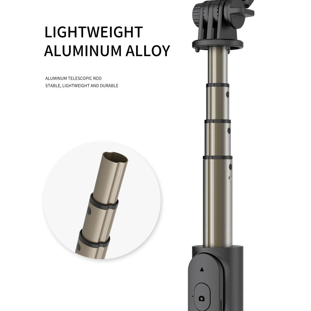 Bluetooth Remote Selfie Stick with Tripod and Phone Holder - White 4