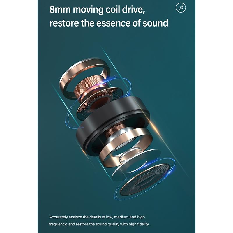 Wireless Bluetooth Earphone with Noise Reduction & Charging Box - Led Display 13