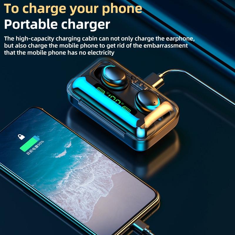 Led Mirror with Noise-cancelling Bluetooth Earphones - White 6