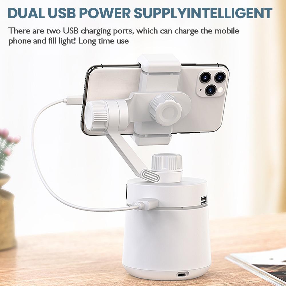 360 Degree Intelligent Tracking Tripod Head - White 5