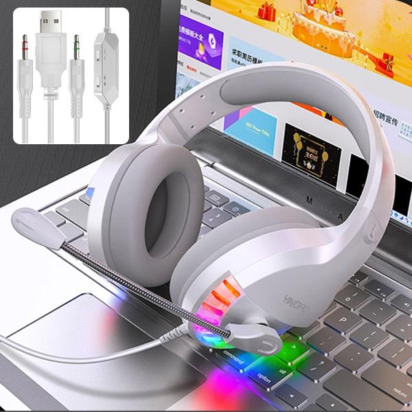 Q2 Wired Gaming Headset With Mic Dual 3.5Mm + Usb