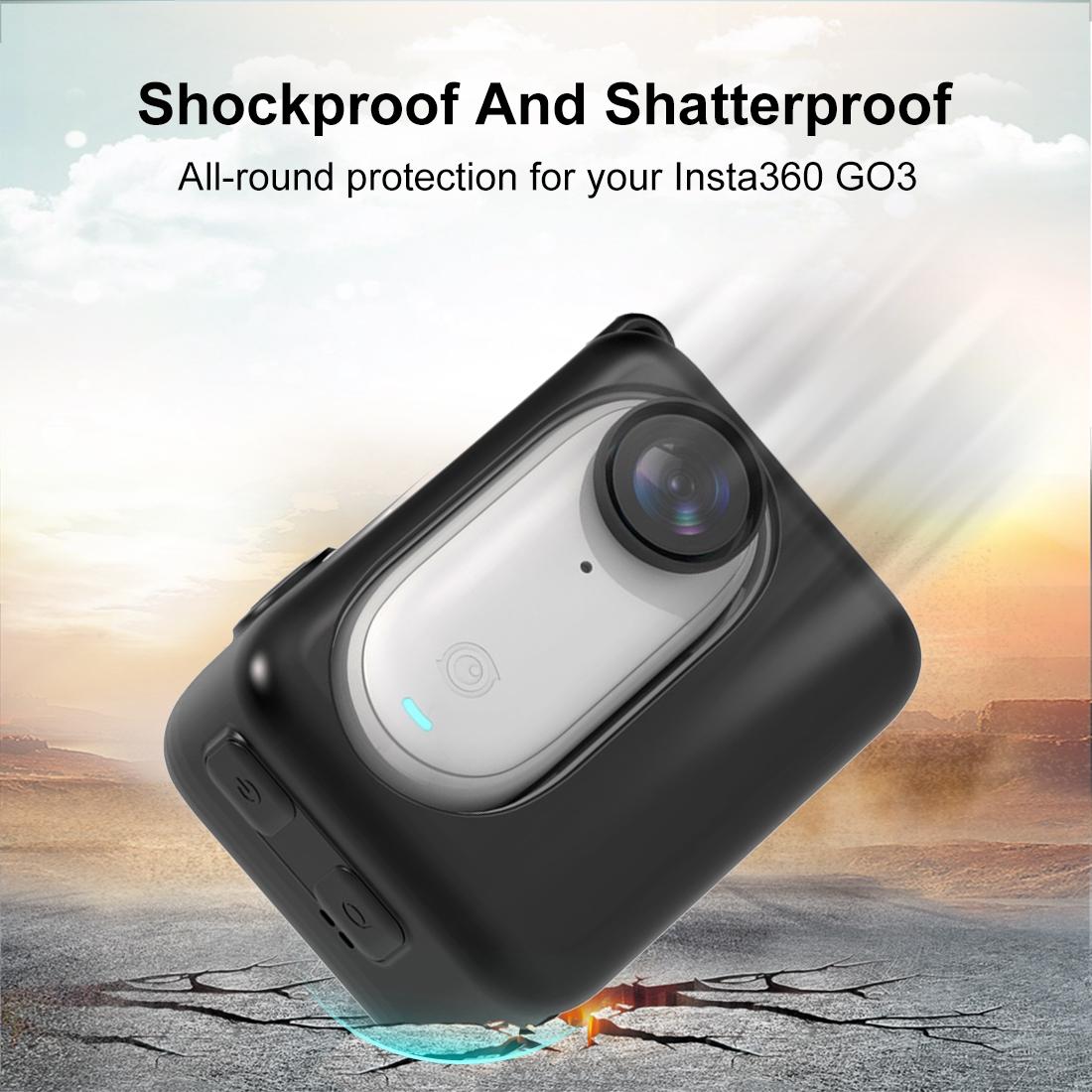 Silicone Charging Case for Insta360 Go 3 Camera - White 7