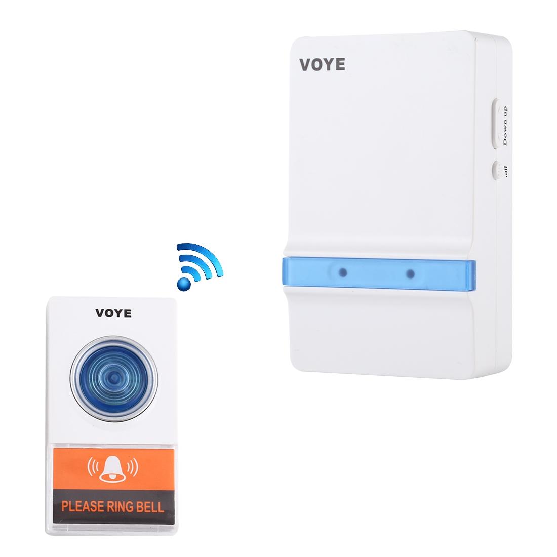 Home Music Remote Control Wireless Doorbell With 38 Polyphony Sounds White 3