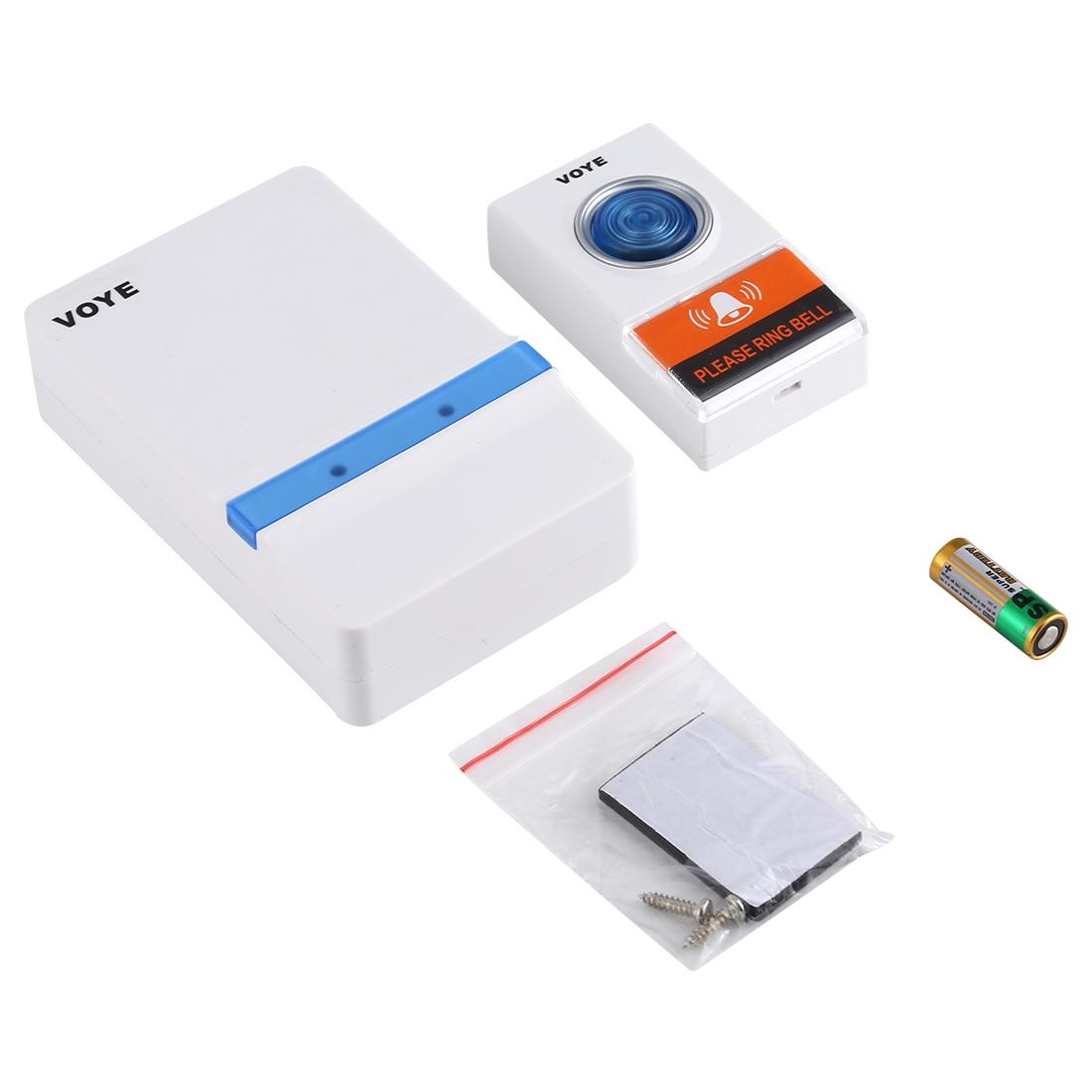 Home Music Remote Control Wireless Doorbell With 38 Polyphony Sounds White 8