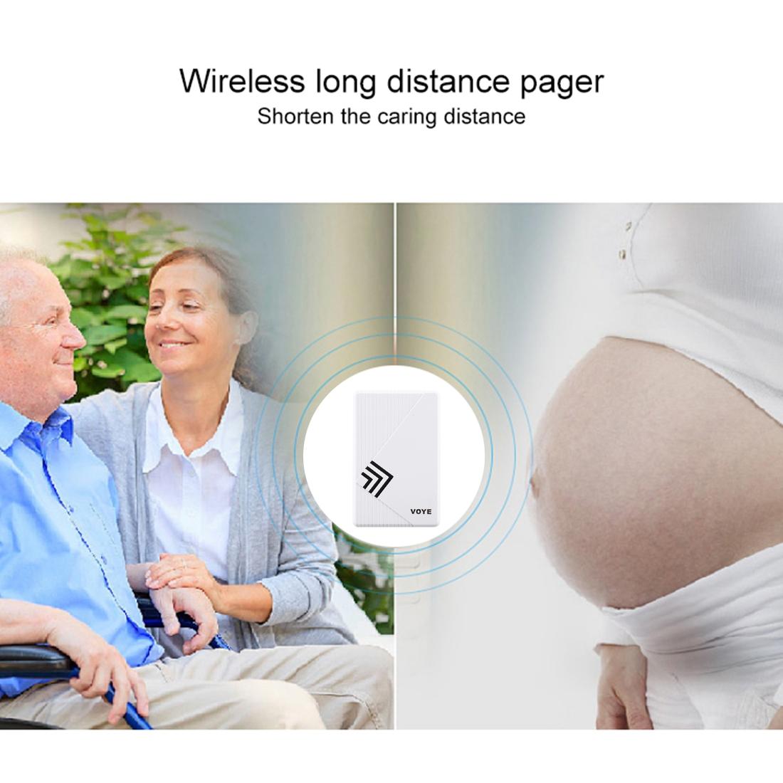 Home Music Remote Control Wireless Doorbell With 38 Polyphony Sounds White 8