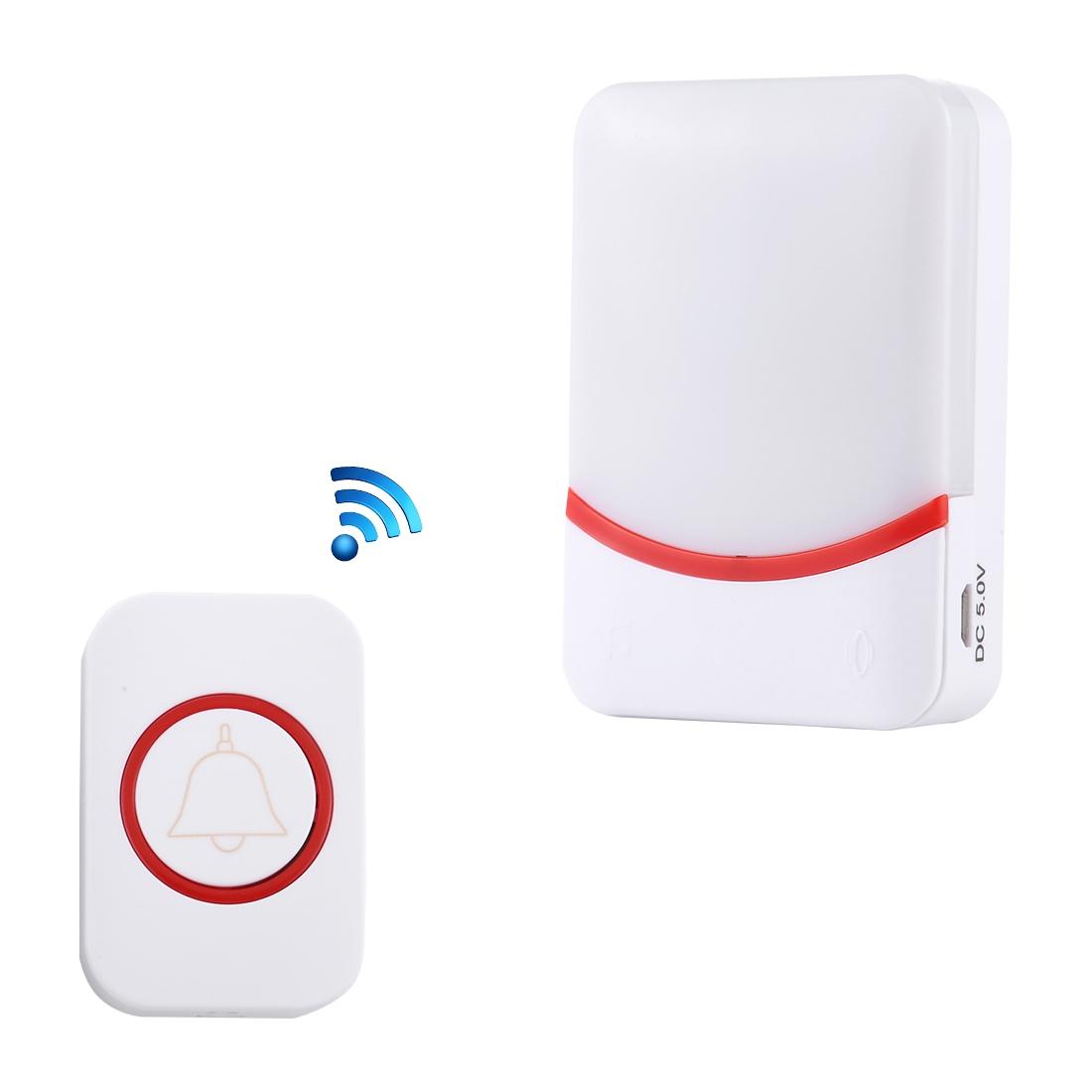 Wireless Doorbell With 38 Ringtones & Flashing Lights - Home Music Remote Control 3