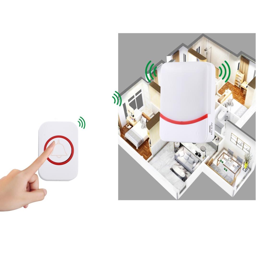 Wireless Doorbell With 38 Ringtones & Flashing Lights - Home Music Remote Control 12