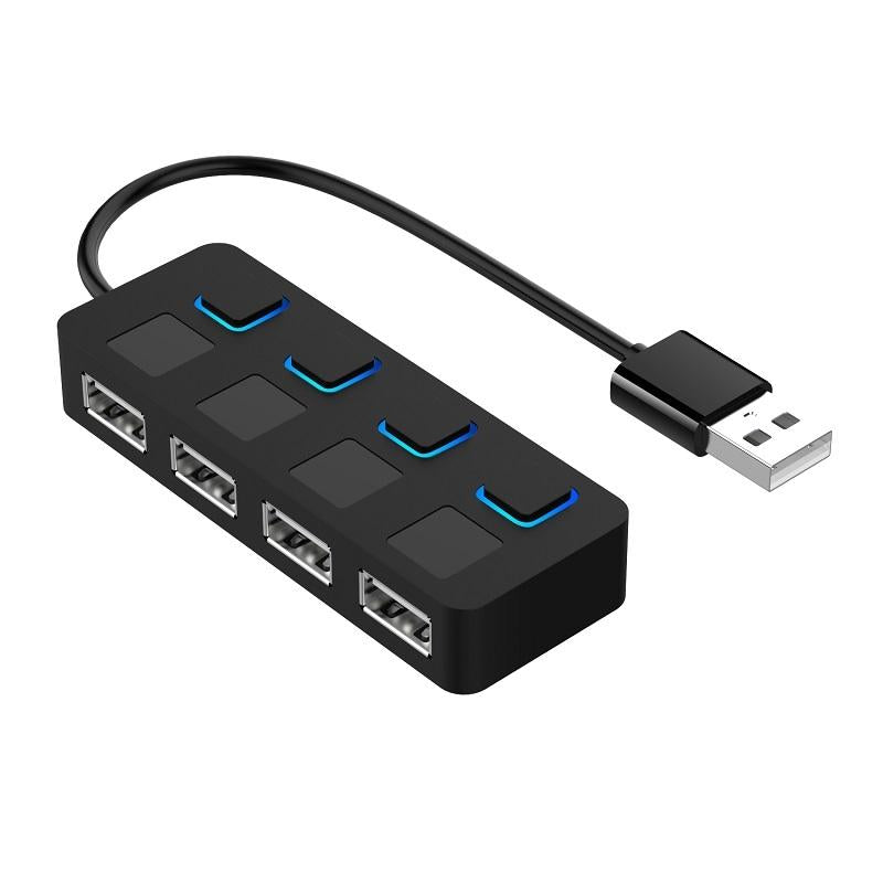 4-Port Usb 2.0 Hub With Switches - White 8