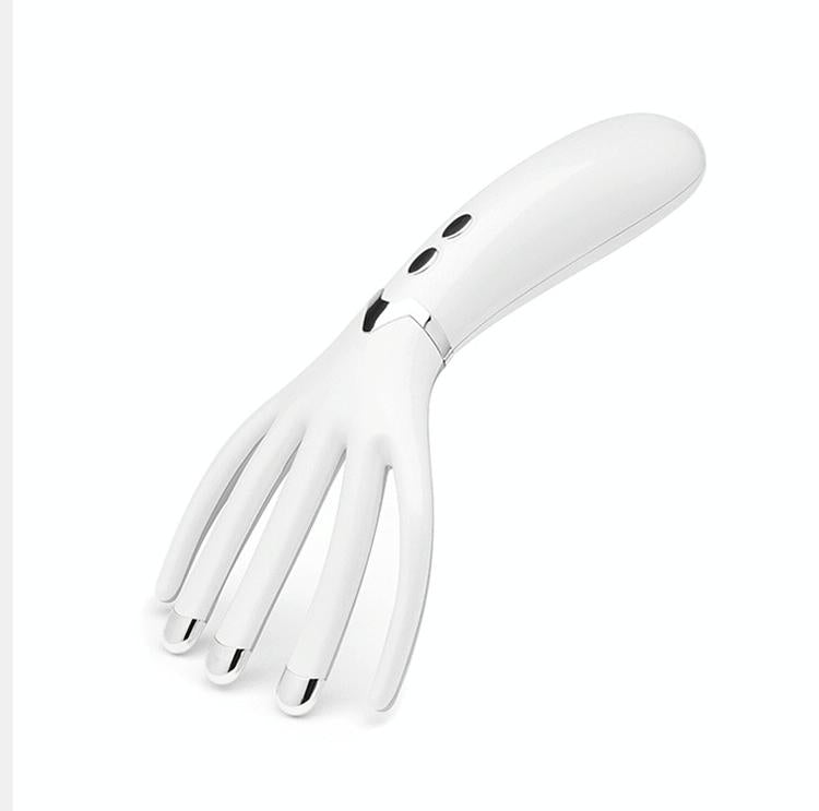 Rechargeable Mini Head Massager Comb White 3