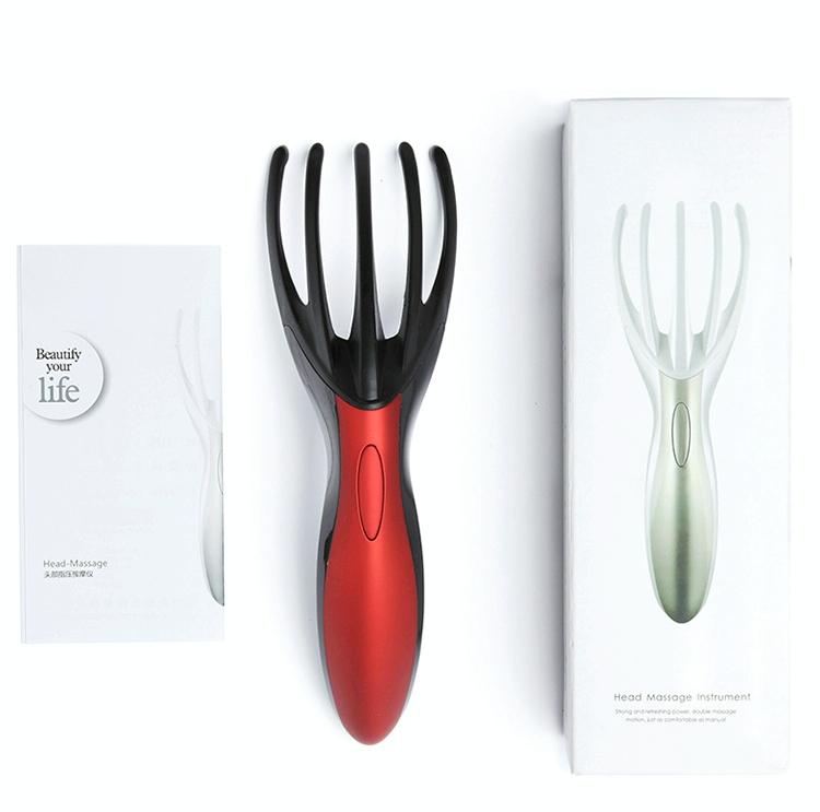 Rechargeable Mini Head Massager Comb White 11