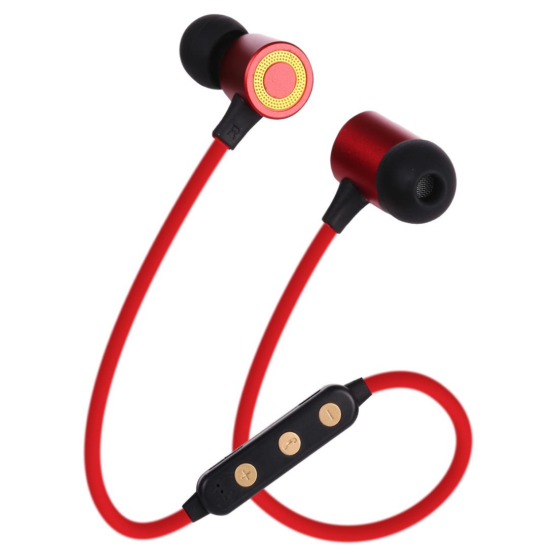 Wireless Magnetic Headphones with Tf Card Support - Portable - White 3